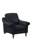 John Lewis Camber Leather Armchair, Light Leg