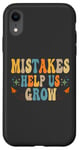 Coque pour iPhone XR Groovy Growth Mindset Positive Retro Teachers Retournent à l'école