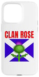 Coque pour iPhone 15 Pro Max Clan Rose Tartan Nom de famille écossais Scotland Pride