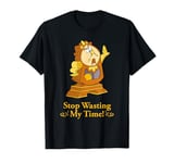 Disney Beauty and the Beast Cogsworth Stop Wasting My Time T-Shirt