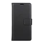 1 black PU  hundred pattern side opening plug-in mobile phone holster4995