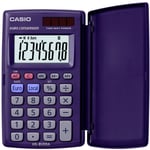 Casio HS-8VERA Calculatrice de poche bleu foncé Ecran: 8 solaire, à pile(s) (l x H x P) 62.5 x 10 x 104 mm