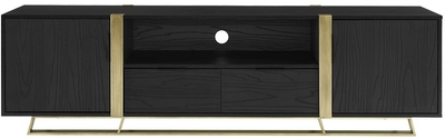 Criterion Capri TV Cabinet Black and Gold