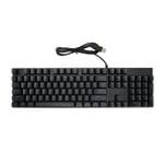 104 Keys Mechanical Keyboard With Blue Switch 28 Backlight Modes Dual Colo