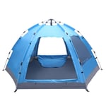 shunlidas 3-4 Person Automatic Family Tent Instant Pop Up Waterproof Camping Hiking Travel Outdoor Activities Portable Tents Sun Shelter