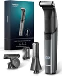 KENSEN Body Hair Trimmer Men 2in1, Safe Mens Shaver for Pube Intimate, L 