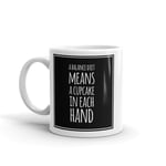 A Balanced Diet High Quality 10oz Coffee Tea Mug #7552