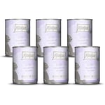 MjAMjAM - nourriture humide premium pour chat - chaton excellent veau à l'huile de saumon, pack de 6 (6 x 400 g), sans céréales avec supplément de viande