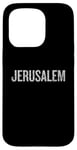 iPhone 15 Pro Jerusalem Vintage City Design Travel Destination Case