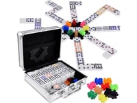 Domino Gra Mexican Train Metalowy Kuferek Gr0630