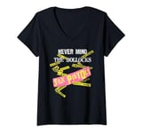 Womens Sex Pistols Official Never Mind The Bollocks Tabs V-Neck T-Shirt