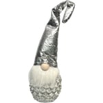 Tomte Kotte Textil Silver 38 cm Silver