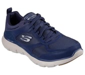 Skechers Homme Flex Advantage 5.0 Basket, Bleu Marine, 43 EU