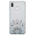 Babaco ERT GROUP mobile phone case for Samsung A40 original and officially Licensed pattern Mandalas 008 optimally adapted to the shape of the mobile phone, partially transparent