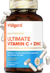 Wellgard Vegan Vitamin C and Zinc - Maximum Recommended Daily Intake of Zinc, UK