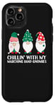 iPhone 11 Pro Chilling With My Marching Band Gnomies Funny Gnome Xmas PJs Case