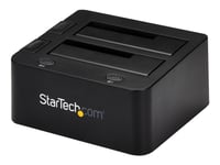 Startech.Com Dual-Bay Usb 3.0 To Sata And Ide Hard Drive Docking Station, Usb Hard Drive Dock, External 2.53.5 Sata Iii And Ide (40 Pin) Ssdhdd Docking Station, Hot-Swap Hard Drive Bays - Top-Loading - Kontrollerkort - 2.5", 3.5" - Ata / Sata 6Gb/S