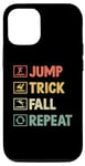 Coque pour iPhone 12/12 Pro Jump Trick Fall Repeat Trampoline Trampoliniste Trampoliniste Trampoline