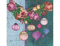 Serviettes papier Romantic Baubles 33 x 33 cm. 20u.