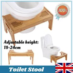 Potty Squat Aid ForConstipation Piles Relief Bathroom Toilet Squatty Step Stool 