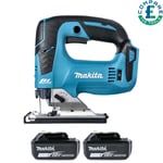 Makita DJV182 18V Jigsaw With 2 x 5Ah Batteries