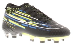 Turf 90 Boys Trainers Football Astro Boots Scott FG Lace Up black - Size UK 2