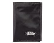 Big Skinny Men's Tri-Fold Slim Wallet, Holds Up to 25 Cards, Black