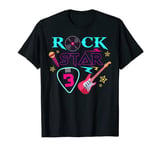 Rock Star 3rd Birthday Party 3 Years Old Birthday Music T-Shirt