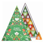 English Tea Shop - Calendrier de l'Avent Thés & Infusions bio Triangle vert - 25 sachets de thé et infusions à découvrir avant Noël - Idée cadeau Noël femme ou homme