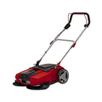 Einhell Balayeuse sans fil TE-SW 18/610 Li-Solo Power X-Change (18V, collecteur de débris de 20 litres, position de stationnement, guidon réglable) Livré sans Batterie ni Chargeur