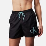 Calvin Klein Swimwear Logo-Print Shell Swimming Shorts - L