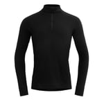 Devold Duo Active Merino 205 Zip Neck Ulltrøye Herre Black, L