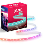 Innr Zigbee LED Strip Light 4m, Works with Hue* and Alexa (Hub Required), Self-Adhesive, RGB Lights, White & Colour, Warm White to Cool White Light (1800K-6500K), Indoor Smart Light Strip, 2000 lm