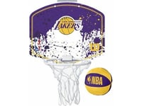 Wilson Nba Team Mini Hoop La Lakers Mini Basketbollplatta Med Boll