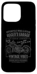 iPhone 15 Pro Max Roger's Garage Motorcycle Design for the Name Roger Case