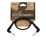 Câble Patch de guitare D'Addario - Série Classic - Câble d'instrument - 0.3048 Mètres - Angle Droit - 3-Pack