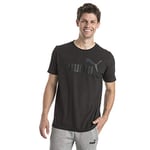 PUMA ESS Tee T-Shirt Homme, Dark Gray Heather, S