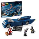 LEGO DC Batman with the Batmobile vs. Harley Quinn & Mr. Freeze, Car Toy, Super-Hero Vehicle Set, with 3 Minifigures, Birthday Gift for 8 Plus Year Old Boys and Girls 76274