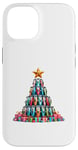 Coque pour iPhone 14 Christmas Tree Coiffeur Tondeuse Coiffure Coiffeuse