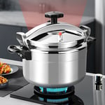 7 Litre Heavy Duty Aluminium Pressure Cooker for Home Kitchen & Catering UK