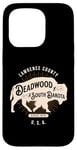 iPhone 15 Pro Deadwood South Dakota USA Vintage Bison Design Souvenir Case