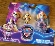 Paw Patrol The Mighty Movie Mighty Skye Figure Gift Set | New Sealed Spin Master