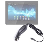 DURAGADGET - chargeur allume-cigare voiture pour tablette Sony Xperia & Xperia S