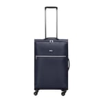 OHS Valise à Bagages, Coque Souple, Durable, légère, Roues pivotantes, poignées faciles à Transporter – Bagage de Cabine, Valise Moyenne, Grande Valise, Bleu Marine, 3 Piece Set, Lot de 3 valises