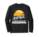 USA Tow Truck Driver, Truck Driver Yellow Line, Tow Truck Long Sleeve T-Shirt