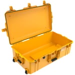 PELI 1615 Air Valise de Protection allégée à roulettes pour Équipement Photographique, résistante à l'eau et à la poussière, capacité de 71L, fabriquée aux États-Unis, sans Mousse, Couleur: Jaune