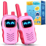 Adeokay Talkie Walkie Enfants, Cadeau Fille 3 4 5 6 7 8 9 10 11 12 Ans Talkie Walkie Longue Portée Jouet Filles 3-12 Ans Jeux d'extérieur Enfant Jouets pour Enfants de 3-12 Ans