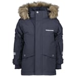 Didriksons Bjärven parkas vinterjakke til barn, navy