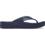 Crocs Women's Baya Platform Flip Sandal, Navy, 8 UK