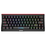 Marvo Scorpion - 60% TKL Mechanical | Red Switches 2.4GHz Wireless Bluetooth Wired Rainbow Backlight Gaming Keyboard KG962W-UK